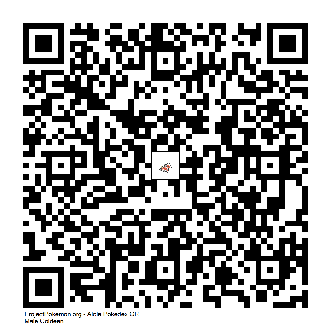 Cdigo QR de Goldeen